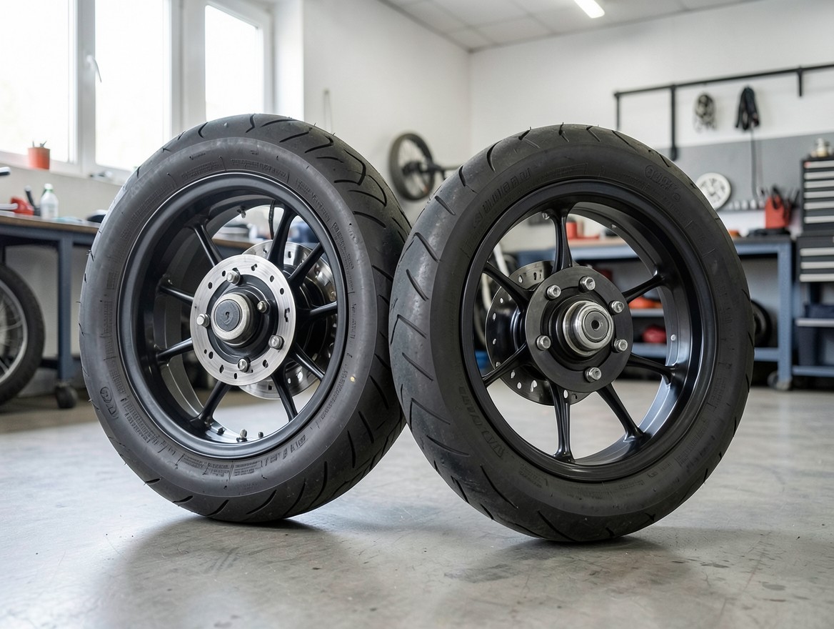 Cubiertas y ruedas de motocicleta